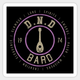 D&D Bard Sticker